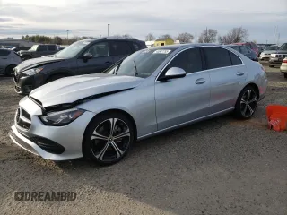 2023 Mercedes-Benz C C 300 with VIN W1KAF4GB0PR094457, listed as a Copart auction lot 45687755 with 21,961 mi miles and Salvage Title. Bid and sale history available at carsss.com. Image 1.