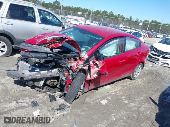 2015 Kia Rio LX with VIN KNADM4A39F6496537, listed as a IAAI auction lot 41795758 with 1 mi miles. Bid and sale history available at carsss.com. Image 17.