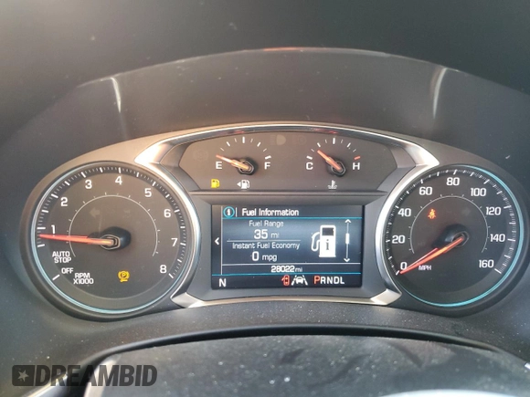 2023 Chevrolet Equinox LT with VIN 3GNAXUEG1PL269299, listed as a Copart auction lot 52353195 with 28,022 mi miles and Salvage Title. Bid and sale history available at DreamBid. Image 9.
