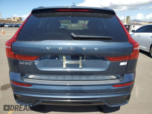 2024 Volvo XC60 Recharge Plug-In Hybrid Plus Dark Theme with VIN YV4H60DL7R1890796, listed as a Copart auction lot 89396905 with 1,157 mi miles and Salvage Title. Bid and sale history available at carsss.com. Image 6.
