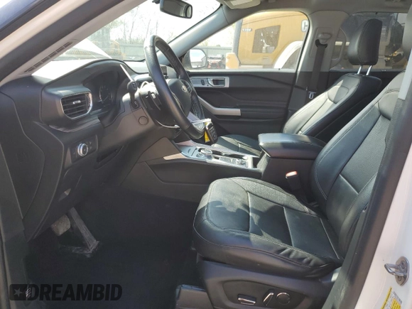 2020 Ford Explorer Limited with VIN 1FMSK8FH5LGC58505, listed as a Copart auction lot 52645825 with 51,222 mi miles and Salvage Title. Bid and sale history available at carsss.com. Image 7.