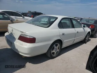2002 Acura TL with VIN 19UUA56682A052675, listed as a Copart auction lot 75351574 with 0 mi miles and Salvage Title. Bid and sale history available at carsss.com. Image 3.