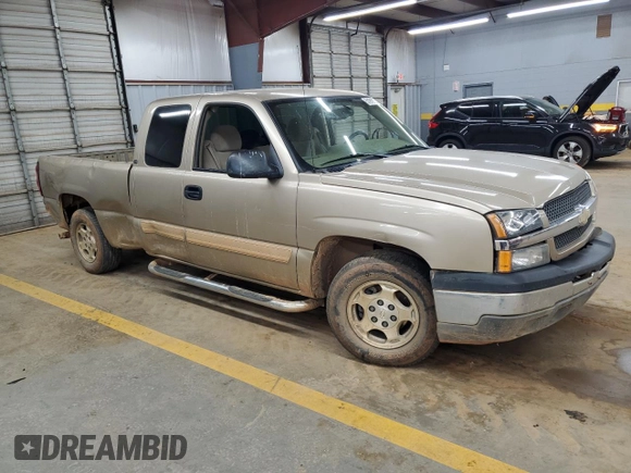 2004 Chevrolet Silverado 1500 LS with VIN 1GCEC19V84Z337664, listed as a Copart auction lot 51919305 with 130,340 mi miles and Salvage Title. Bid and sale history available at carsss.com. Image 4.