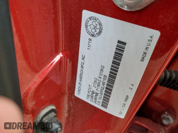 2020 Acura TLX w/A-Spec Pkg with VIN 19UUB3F62LA801635, listed as a Copart auction lot 79255494 with 64,464 mi miles and Salvage Title. Bid and sale history available at carsss.com. Image 12.