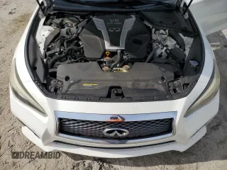 2017 Infiniti Q50 Premium with VIN JN1EV7AP4HM732408, listed as a Copart auction lot 58700435 with 103,304 mi miles and Salvage title. Bid and sale history available at DreamBid. Image 11.