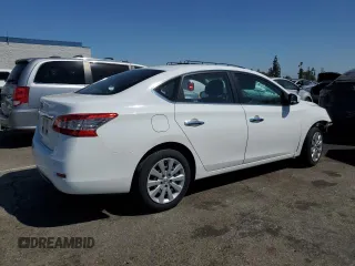 2015 Nissan Sentra SV with VIN 3N1AB7APXFY292227, listed as a Copart auction lot 52735955 with 193,244 mi miles and Salvage Title. Bid and sale history available at carsss.com. Image 3.