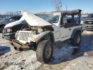1998 Jeep Wrangler SE with VIN 1J4FY29P0WP707480, listed as a Copart auction lot 88546815 with 0 mi miles and Salvage Title. Bid and sale history available at carsss.com. Image 1.