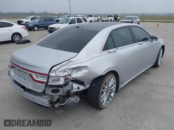 2017 Lincoln Continental Reserve with VIN 1LN6L9RP4H5624027, listed as a IAAI auction lot 41796172 with 33,100 mi miles. Bid and sale history available at carsss.com. Image 6.