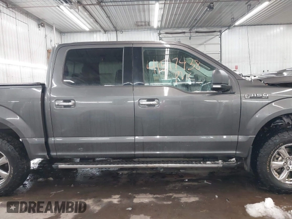 2018 Ford F-150 XL with VIN 1FTEW1E53JKF58493, listed as a IAAI auction lot 41517438 with 159,483 mi miles. Bid and sale history available at carsss.com. Image 14.