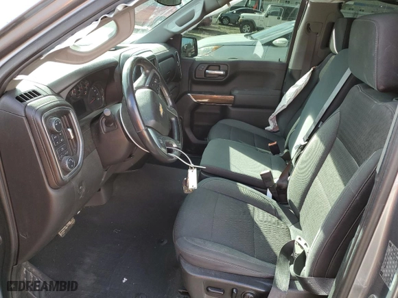 2019 Chevrolet Silverado 1500 LT with VIN 3GCUYDEDXKG182625, listed as a Copart auction lot 87466584 with 96,342 mi miles and Salvage Title. Bid and sale history available at carsss.com. Image 7.
