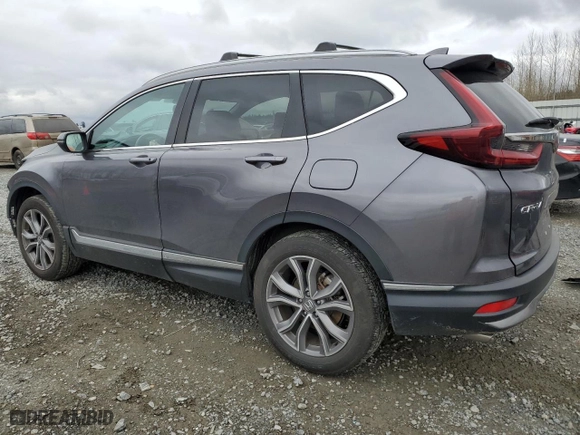 2021 Honda CR-V Touring with VIN 2HKRW2H93MH608463, listed as a Copart auction lot 47809355 with 26,186 mi miles and Salvage Title. Bid and sale history available at carsss.com. Image 2.