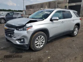 2021 Chevrolet Traverse LT Cloth with VIN 1GNERGKW1MJ103022, listed as a Copart auction lot 64139944 with 74,275 mi miles and Salvage Title. Bid and sale history available at carsss.com. Image 1.
