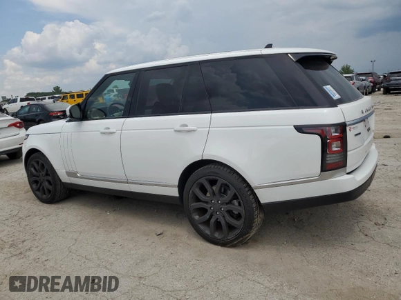 2016 Land Rover Range Rover HSE with VIN SALGS2KF0GA267464, listed as a Copart auction lot 61818165 with 100,077 mi miles and Clean title. Bid and sale history available at DreamBid. Image 2.