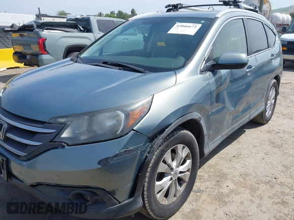 2012 Honda CR-V EX-L with VIN JHLRM3H74CC003987, listed as a IAAI auction lot 42046672 with 143,277 mi miles. Bid and sale history available at carsss.com. Image 6.