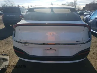 2022 Kia EV6 GT-Line with VIN KNDC4DLC5N5042673, listed as a Copart auction lot 80290494 with 25,124 mi miles and Salvage Title. Bid and sale history available at carsss.com. Image 6.
