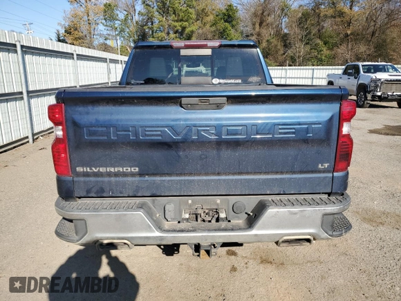 2019 Chevrolet Silverado 1500 LT with VIN 3GCUYDEDXKG156252, listed as a Copart auction lot 41859125 with 85,247 mi miles and Salvage Title. Bid and sale history available at carsss.com. Image 6.