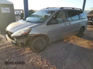 2010 Toyota Sienna CE with VIN 5TDKK4CC6AS329753, listed as a Copart auction lot 54374515 with 144,654 mi miles and Salvage Title. Bid and sale history available at DreamBid. Image 1.