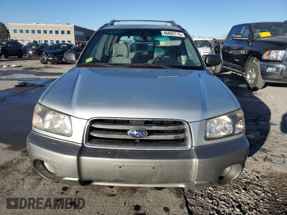 2003 Subaru Forester XS with VIN JF1SG65643H756012, listed as a Copart auction lot 46802715 with 157,296 mi miles and Salvage Title. Bid and sale history available at carsss.com. Image 5.