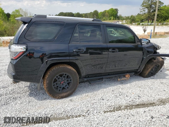 2023 Toyota 4Runner SR5 with VIN JTEEU5JR6P5280360, listed as a Copart auction lot 52409145 with 40,435 mi miles and Salvage title. Bid and sale history available at DreamBid. Image 3.