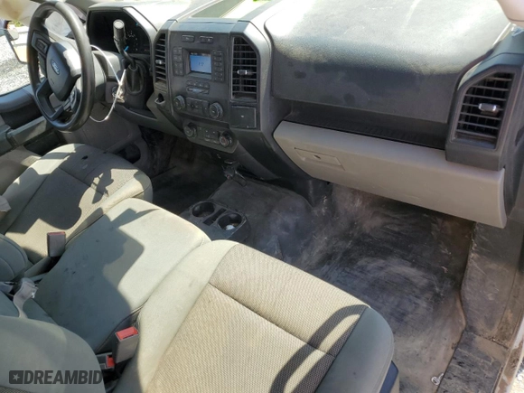 2019 Ford F-150 XL with VIN 1FTMF1CB0KKD31820, listed as a Copart auction lot 50991785 with 93,681 mi miles and Salvage Title. Bid and sale history available at carsss.com. Image 8.