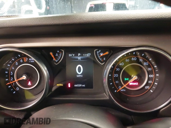 2018 Jeep Wrangler Unlimited Sport S с VIN 1C4HJXDG7JW280918, выставлен на аукционе IAAI как лот 41998831 с пробегом 66 539 миль миль и . История ставок и продаж доступна на DreamBid. Изображение 7.