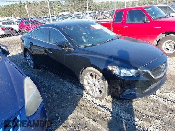 2017 Mazda Mazda6 Touring with VIN JM1GL1V59H1128257, listed as a IAAI auction lot 41503300 with 123,640 mi miles. Bid and sale history available at carsss.com. Image 1.