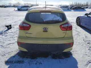 2016 Kia Rio LX with VIN KNADM5A30G6562206, listed as a Copart auction lot 46889555 with 97,729 mi miles and Salvage Title. Bid and sale history available at carsss.com. Image 6.
