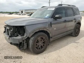 2021 Ford Bronco Sport Big Bend with VIN 3FMCR9B69MRA63494, listed as a Copart auction lot 54644155 with 48,407 mi miles and Salvage title. Bid and sale history available at DreamBid. Image 1.