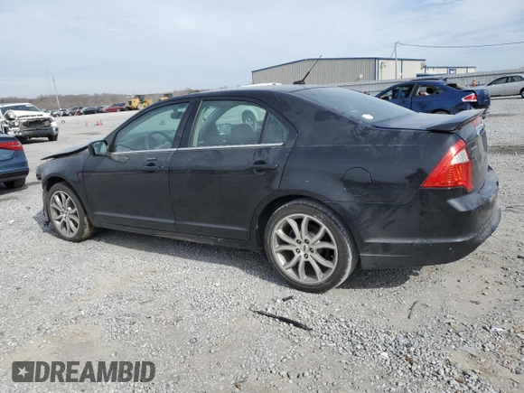 2012 Ford Fusion SEL with VIN 3FAHP0JGXCR222534, listed as a Copart auction lot 45819655 with 188,970 mi miles and Salvage Title. Bid and sale history available at DreamBid. Image 2.