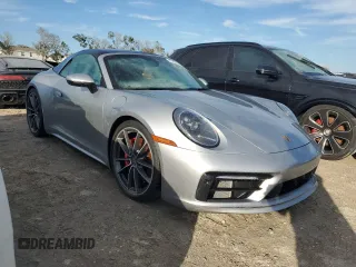 2020 Porsche 911 Carrera S with VIN WP0CB2A97LS263546, listed as a Copart auction lot 75195014 with 0 mi miles and Salvage Title. Bid and sale history available at carsss.com. Image 4.