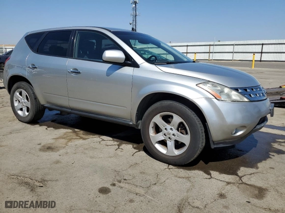 2004 Nissan Murano SL with VIN JN8AZ08T44W209533, listed as a Copart auction lot 66243724 with 109,276 mi miles and Clean Title. Bid and sale history available at carsss.com. Image 4.