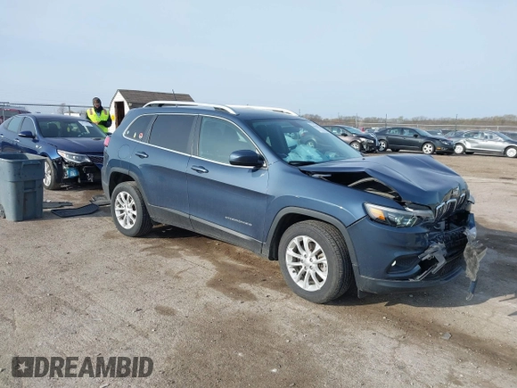 2019 Jeep Cherokee Latitude with VIN 1C4PJLCB2KD403788, listed as a IAAI auction lot 41934713 with 95,455 mi miles and . Bid and sale history available at DreamBid. Image 1.