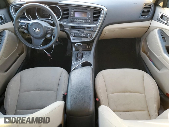 2015 Kia Optima LX with VIN 5XXGM4A79FG465938, listed as a Copart auction lot 86709094 with 113,337 mi miles and Salvage title. Bid and sale history available at DreamBid. Image 8.