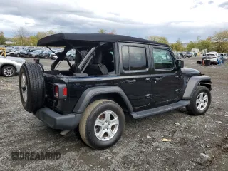 2022 Jeep Wrangler Unlimited High Tide with VIN 1C4HJXDG0NW180276, listed as a Copart auction lot 75798804 with 30,696 mi miles and Salvage Title. Bid and sale history available at DreamBid. Image 3.