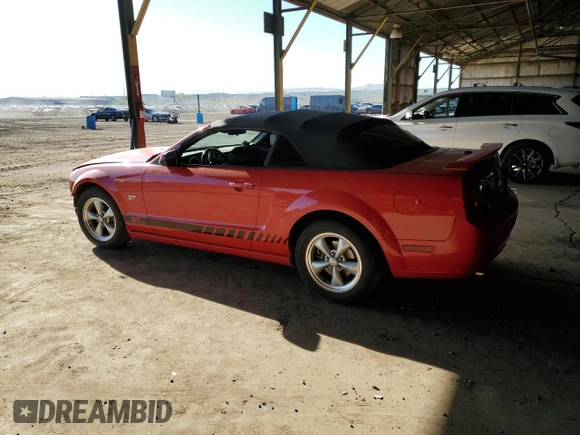 2008 Ford Mustang GT Deluxe with VIN 1ZVHT85H785150030, listed as a Copart auction lot 50251055 with 195,111 mi miles and Salvage Title. Bid and sale history available at DreamBid. Image 2.