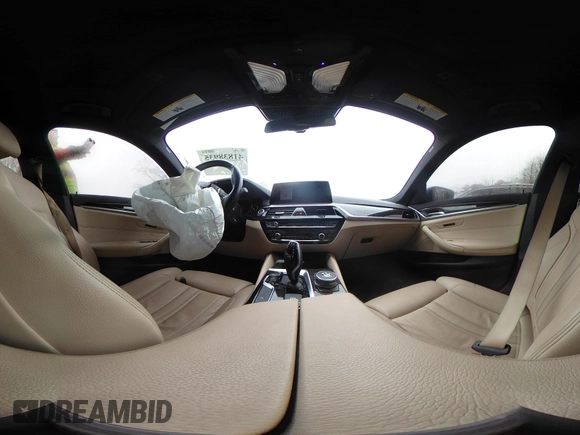 2019 BMW 5 Series 540i xDrive with VIN WBAJE7C51KWW10587, listed as a IAAI auction lot 41838935 with 85,655 mi miles and . Bid and sale history available at carsss.com. Image 19.