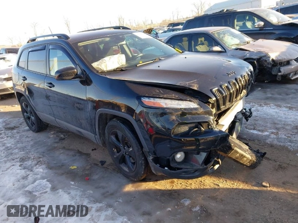 2018 Jeep Cherokee Latitude with VIN 1C4PJMCX0JD554158, listed as a IAAI auction lot 41385917 with 98,823 mi miles and . Bid and sale history available at DreamBid. Image 1.