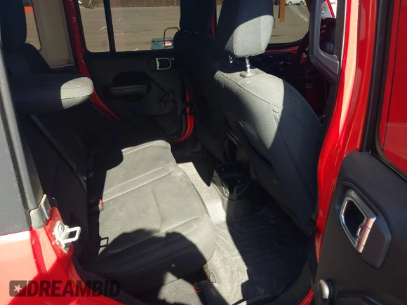 2020 Jeep Wrangler Unlimited Willys with VIN 1C4HJXDN5LW130646, listed as a IAAI auction lot 41979764 with 66,244 mi miles and . Bid and sale history available at DreamBid. Image 8.