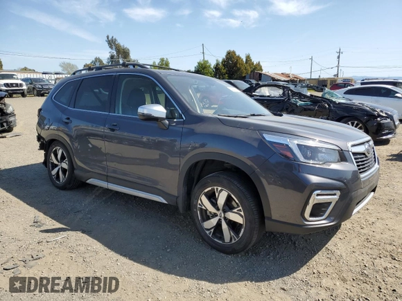 2021 Subaru Forester Touring with VIN JF2SKAXC1MH505921, listed as a Copart auction lot 52404875 with 20,427 mi miles and Salvage Title. Bid and sale history available at carsss.com. Image 4.