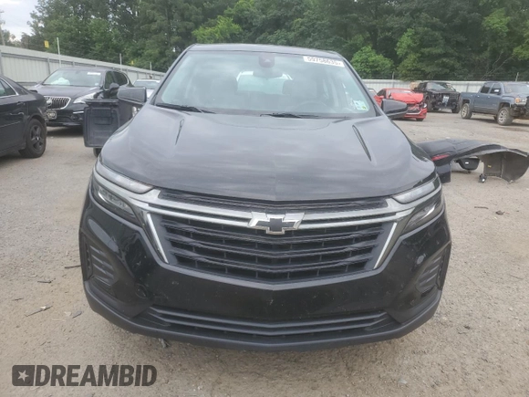 2023 Chevrolet Equinox LS with VIN 3GNAXHEG1PL240540, listed as a Copart auction lot 59758635 with 39,909 mi miles and Salvage title. Bid and sale history available at DreamBid. Image 5.