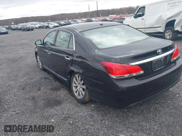 2011 Toyota Avalon with VIN 4T1BK3DB5BU375437, listed as a IAAI auction lot 41715548 with 124,445 mi miles and . Bid and sale history available at carsss.com. Image 3.