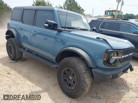 2021 Ford Bronco with VIN 1FMEE5DP5MLA71724, listed as a IAAI auction lot 42286668 with 38,239 mi miles and . Bid and sale history available at DreamBid. Image 1.