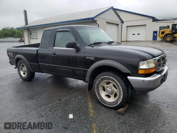 2000 Ford Ranger XLT with VIN 1FTZR15X3YTA59627, listed as a Copart auction lot 58579725 with 159,303 mi miles and Clean title. Bid and sale history available at DreamBid. Image 4.