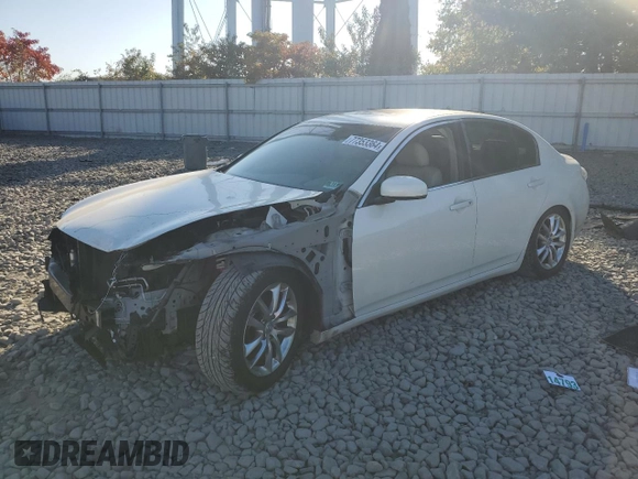 2008 Infiniti G35 x with VIN JNKBV61F48M276975, listed as a Copart auction lot 77353364 with 115,342 mi miles and Salvage Title. Bid and sale history available at DreamBid. Image 1.