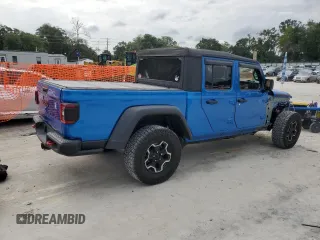 2022 Jeep Gladiator Rubicon with VIN 1C6JJTBG4NL111323, listed as a Copart auction lot 58772405 with 25,997 mi miles and Salvage title. Bid and sale history available at DreamBid. Image 3.