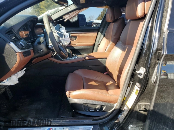 2013 BMW 5 Series 550i xDrive with VIN WBAFU9C59DDY72036, listed as a Copart auction lot 45280555 with 145,588 mi miles and Salvage Title. Bid and sale history available at carsss.com. Image 7.