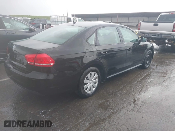 2012 Volkswagen Passat S with VIN 1VWAP7A35CC055061, listed as a IAAI auction lot 41745199 with 203,266 mi miles and . Bid and sale history available at DreamBid. Image 4.