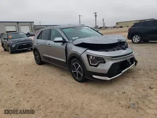 2023 Kia Niro LX with VIN KNDCP3LE6P5064896, listed as a Copart auction lot 42432245 with 71,237 mi miles and Salvage Title. Bid and sale history available at carsss.com. Image 12.