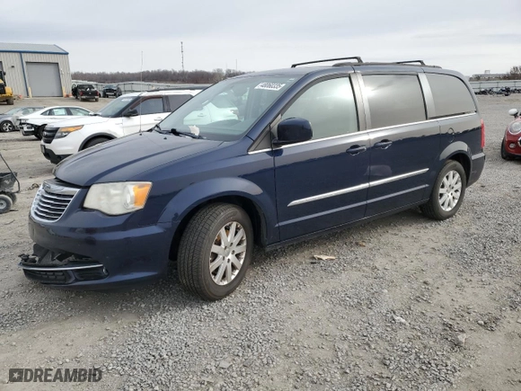 2014 Chrysler Town & Country Touring with VIN 2C4RC1BG8ER381611, listed as a Copart auction lot 48060335 with 217,435 mi miles and Salvage Title. Bid and sale history available at carsss.com. Image 1.