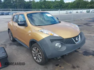 2014 Nissan Juke Nismo with VIN JN8AF5MV1ET364363, listed as a IAAI auction lot 42657790 with 173,536 mi miles and . Bid and sale history available at DreamBid. Image 1.